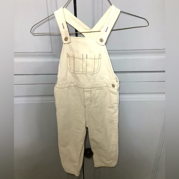 Zara Baby Boy Corduroy Pocket Overalls Pants 3-4y - Picture 1 of 6